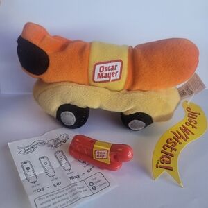 Vintage Oscar Meyer Weinermobile Whistle And Plush Figure